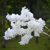 Snow Covered Sky star Cherry Blossom Artificial Flowers Wedding Arch Ceiling Decoration Home Party Decoration DIY Fake Flowers - Julia M LifeStyles