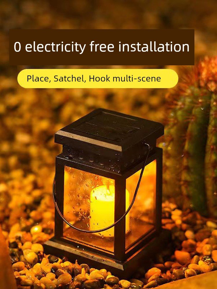 Solar Sensor LED Candle Light House Landscape Hanging Light - Julia M LifeStyles