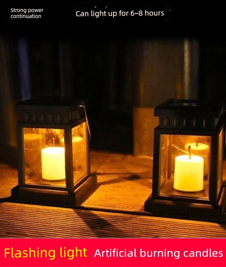 Solar Sensor LED Candle Light House Landscape Hanging Light - Julia M LifeStyles