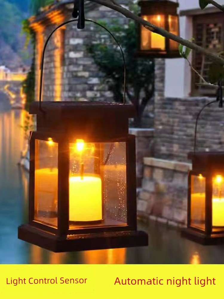 Solar Sensor LED Candle Light House Landscape Hanging Light - Julia M LifeStyles