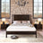 Solid Acacia Wood Bed Frame: Rustic Scandinavian Elegance - Julia M LifeStyles