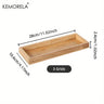 Solid Wood Tea Cup Tray - Elegant Bamboo Design - Julia M LifeStyles