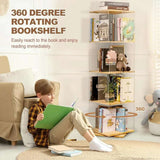 Spinning Square Kids Bookshelf - Julia M LifeStyles