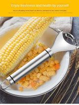 Stainless Steel Corn Peeler - Strip Kernels in Seconds - Julia M LifeStyles