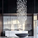 Stainless Steel Crystal Chandelier - Julia M LifeStyles