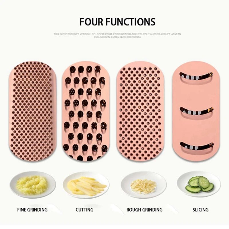 Stainless Steel Multi - Functional Vegetable Cutter Grater - Julia M LifeStyles