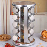 Stainless Steel Multi - Layer Rotary Kitchen Storage Rack - Julia M LifeStyles