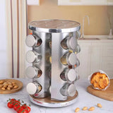 Stainless Steel Multi - Layer Rotary Kitchen Storage Rack - Julia M LifeStyles