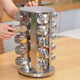 Stainless Steel Multi-Layer Rotary Kitchen Storage Rack - Julia M LifeStyles