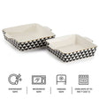 Stoneware Square Baker, Piece Set Baking Dishes - Julia M LifeStyles