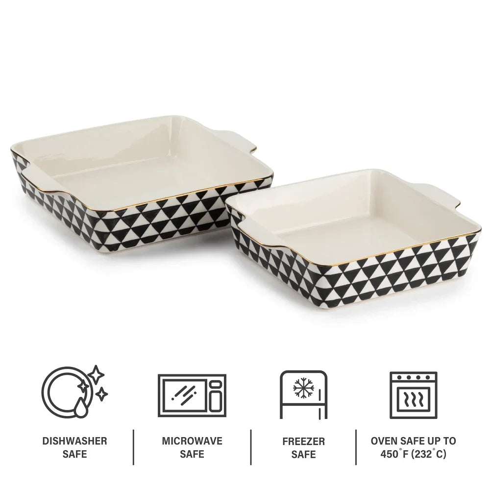 Stoneware Square Baker, Piece Set Baking Dishes - Julia M LifeStyles