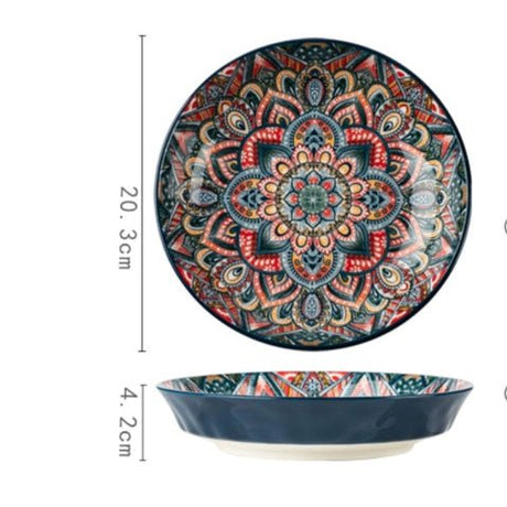 Tableware For Home Japanese Style Binaural Noodle Bowl Dish Ceramic - Julia M LifeStyles