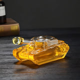 Tank Shaped Glass Whiskey Decanter | Lead - Free | 500ML/1000ML - Julia M LifeStyles