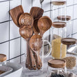 Teak Wood Kitchen Tool Set - Julia M LifeStyles