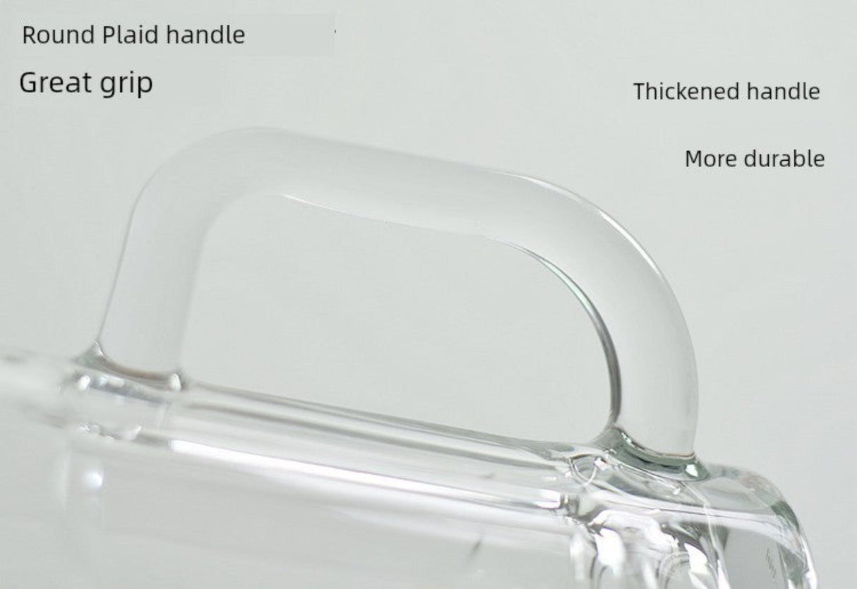 Tempered Glass with Handle Anti-Drop and Heat-Resistant Household Cups - Julia M LifeStyles