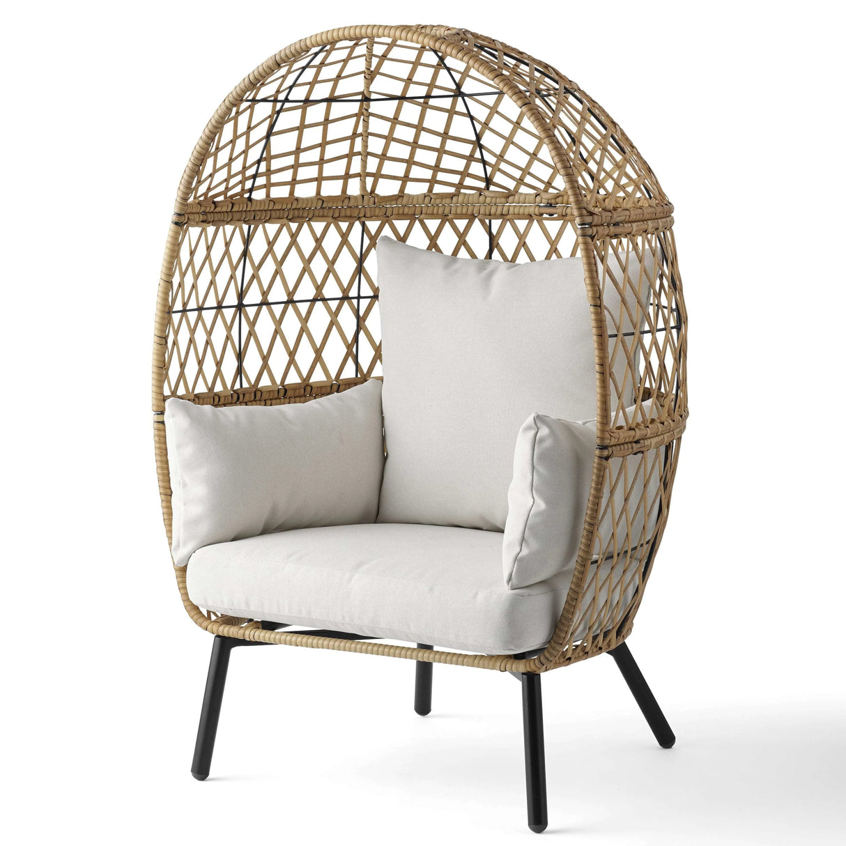 The Ultimate Outdoor Wicker Egg Chair - Julia M LifeStyles