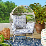 The Ultimate Outdoor Wicker Egg Chair - Julia M LifeStyles