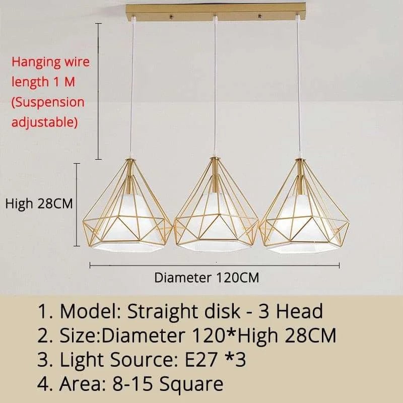 Three Head Nordic pendant lights - Julia M LifeStyles