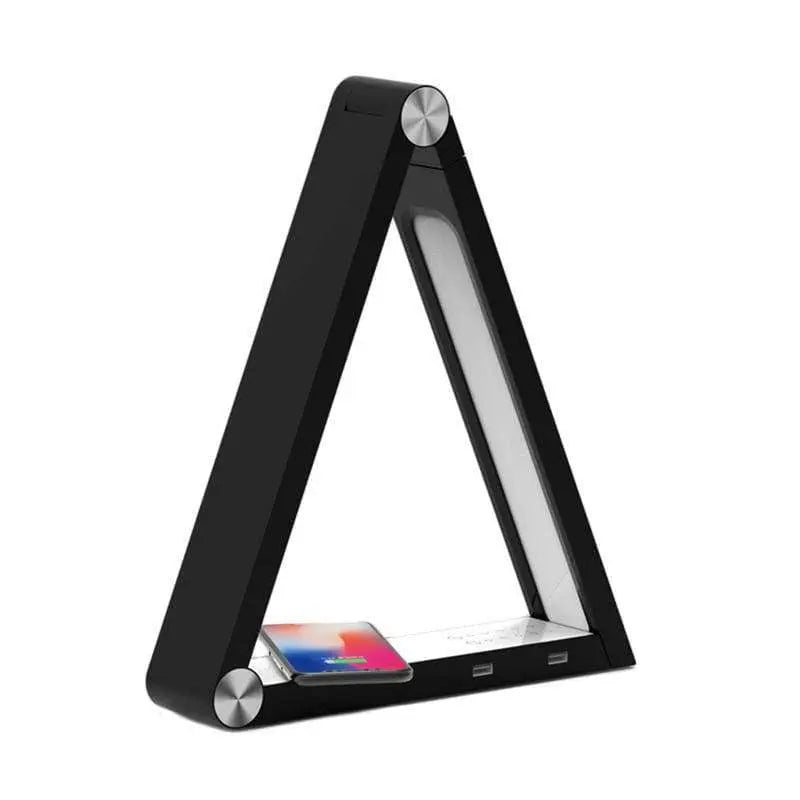 Triangle Table Lamp - Illuminate Your Workspace with Comfort and Control - Julia M LifeStyles