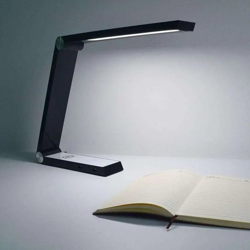 Triangle Table Lamp - Illuminate Your Workspace with Comfort and Control - Julia M LifeStyles