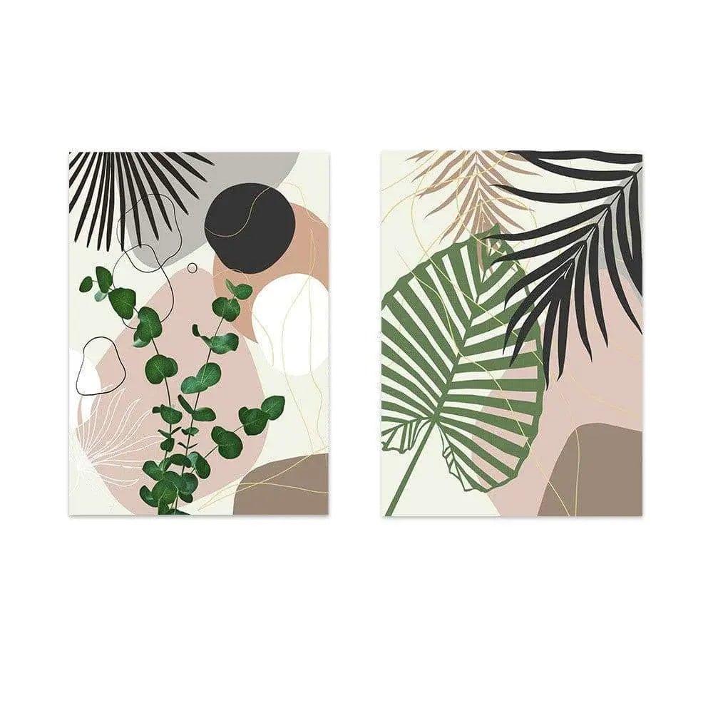 Tropical Plant Wall Art - Julia M LifeStyles