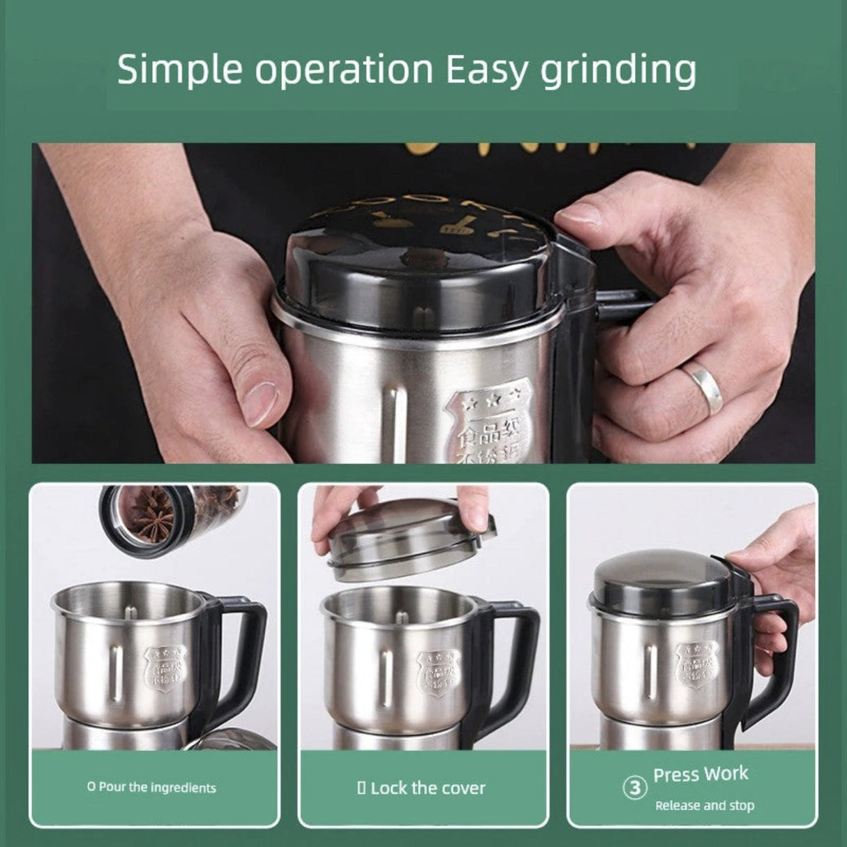 Ultra Fine Electric Grinder110v Mill For Home Dry Grinding Ultra - Fine Electric Grinding - Julia M LifeStyles