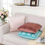 Velvet Colorful Cushion Cover pillow covers Julia M Home & Kitchen   
