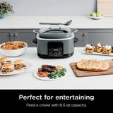 Versatile 8 - in - 1 Slow Cooker with Triple Fusion Heat Technology - Julia M LifeStyles