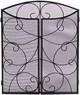 Vintage - Black Heavy Duty Fireplace Screen - Julia M LifeStyles