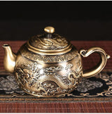 Vintage Bronze Gift Box Tray Cup Kung Fu Tea Set - Julia M LifeStyles