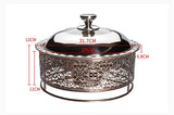 Vintage Stainless Steel Alcohol Heating Pot - Creative Insulation Furnace - Julia M LifeStyles