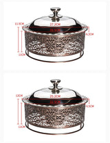 Vintage Stainless Steel Alcohol Heating Pot - Creative Insulation Furnace - Julia M LifeStyles