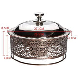 Vintage Stainless Steel Alcohol Heating Pot - Creative Insulation Furnace - Julia M LifeStyles