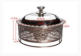 Vintage Stainless Steel Alcohol Heating Pot - Creative Insulation Furnace - Julia M LifeStyles