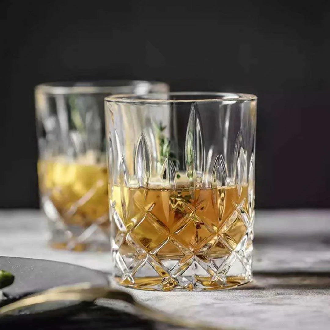 Vintage Whiskey Glasses Unique Bourbon Glass Ultra-clear Layer Vintage Wine Vodka Bourbon Cocktail Scottish Glass Bar whiskey glasses Julia M Home & Kitchen   