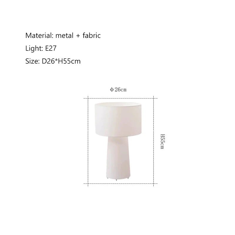 Wabi Sabi Fabric LED Floor Lamp - Julia M LifeStyles