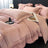 Warm Thickened Milk Velvet Bedding Set Four Lines Embroidery Duvet Cover Set Bed Sheet Or Elastic Band Fitted Sheet Pillowcases - Julia M LifeStyles