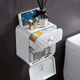 Waterproof Wall - Mounted Toilet Roll & Paper Towel Holder - Julia M LifeStyles