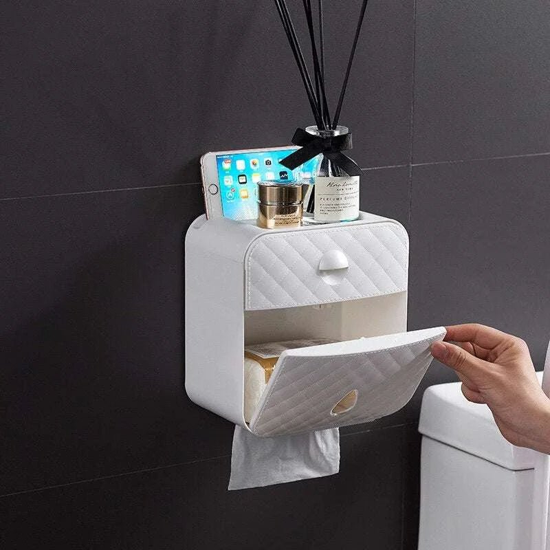 Waterproof Wall - Mounted Toilet Roll & Paper Towel Holder - Julia M LifeStyles