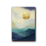 Wheat Field Sun Wave Canvas - Julia M LifeStyles