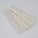 White Pearl Beaded Flower Stems - Julia M LifeStyles