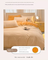 Winter Bed Milk Fiber Thickened Four-Piece Set - Julia M LifeStyles