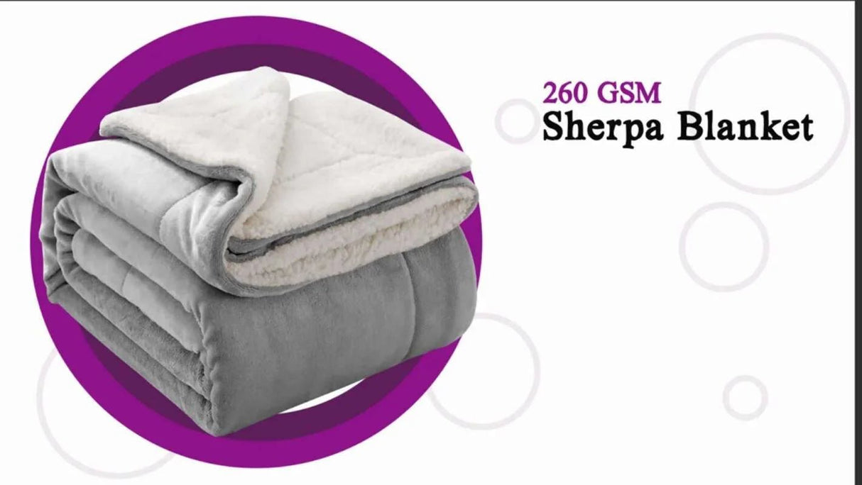 Winter Bliss Sherpa Fleece Blanket - Julia M LifeStyles