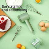 Wireless Portable Electric Food Mixer Hand Blender 3 Speeds - Julia M LifeStyles