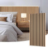 Wood Slat Acoustic Panels for Stylish Decor, Noise Reduction, 3D Fluted Panel for Wall, Interior Design, 47 in - Julia M LifeStyles