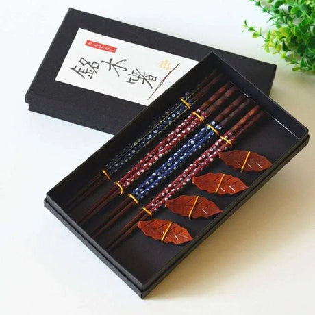 Wooden Chopsticks Set - Eco - Friendly and Certified - Julia M LifeStyles