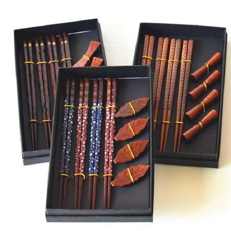 Wooden Chopsticks Set - Eco - Friendly and Certified - Julia M LifeStyles