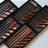 Wooden Chopsticks Set- Eco-Friendly and Certified kitchen tools & utensils Julia M Home & Kitchen   