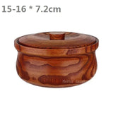 Wooden Salad Bowl with Lid - Eco - Friendly & Durable - Julia M LifeStyles