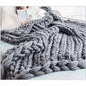 Chunky Merino Wool Blanket wool blanket Julia M Home & Kitchen picture color 8 100x100cm 